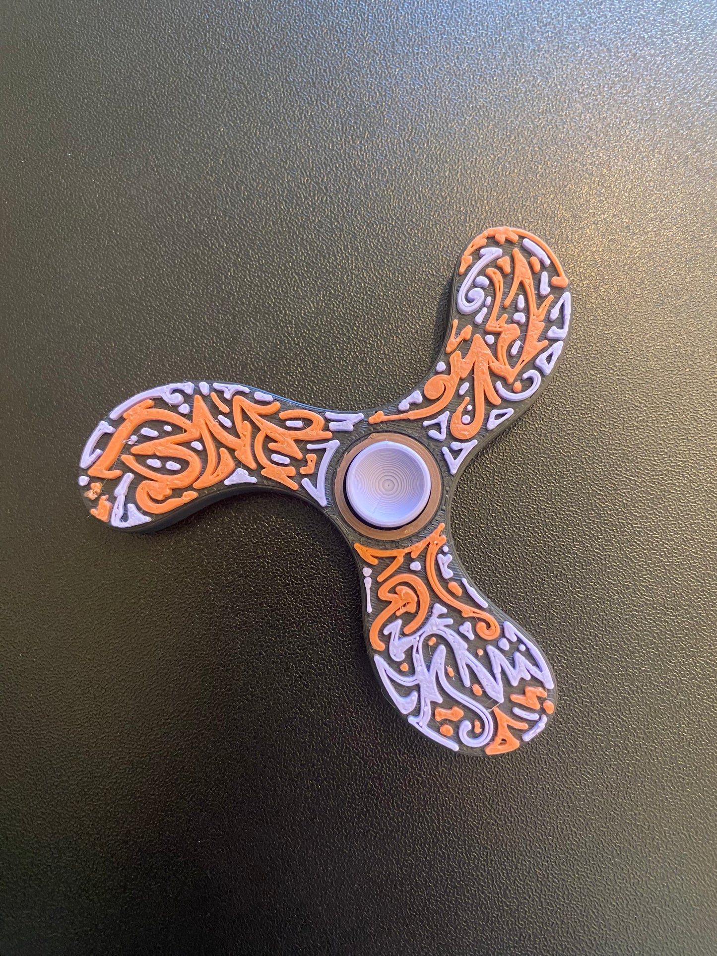3D Printed Fidget Spinner Graffiti