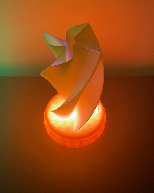 3D Printed Desk Lamp - 4 Point Twist