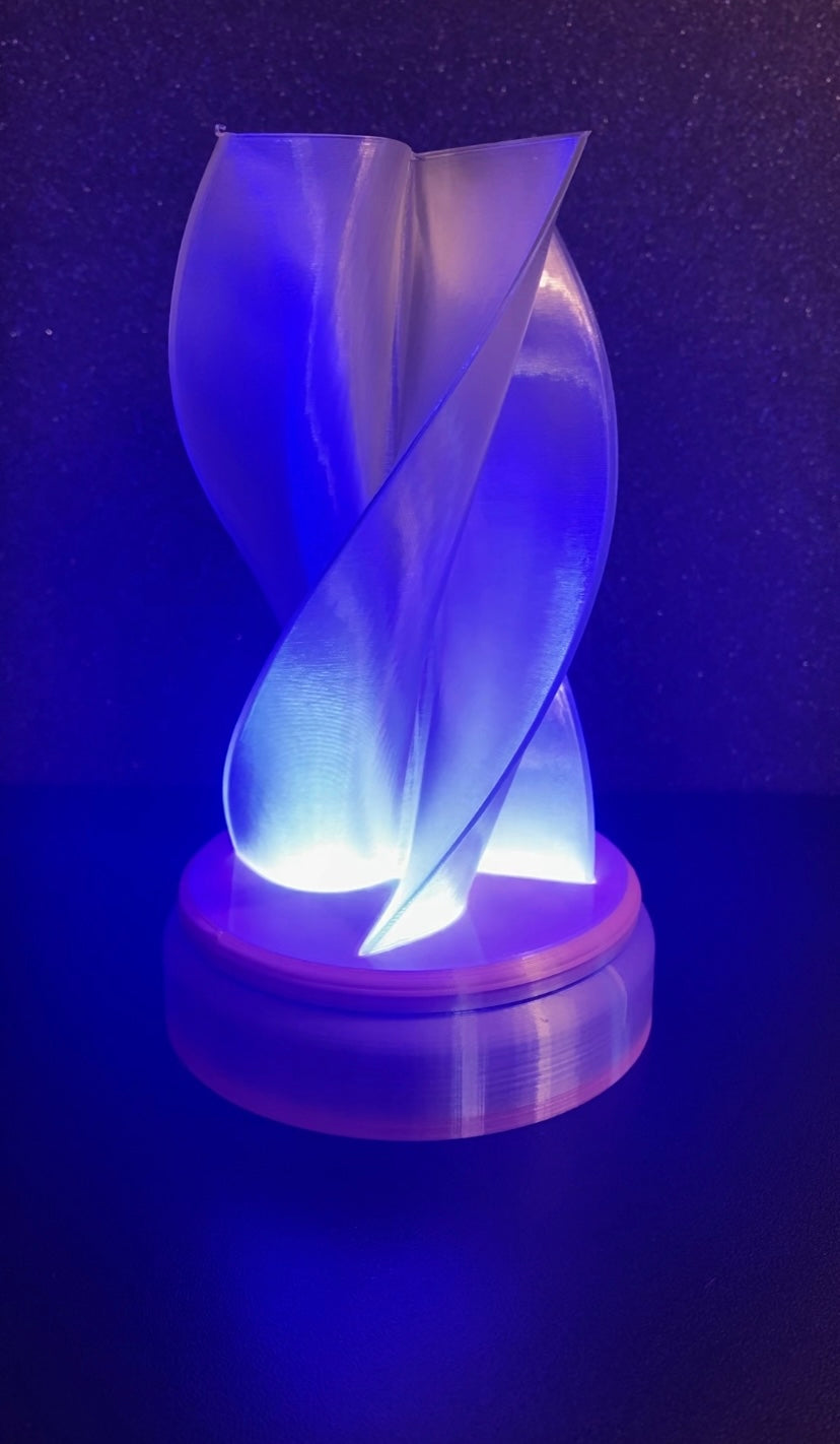 3D Printed Desk Lamp ~ Flower