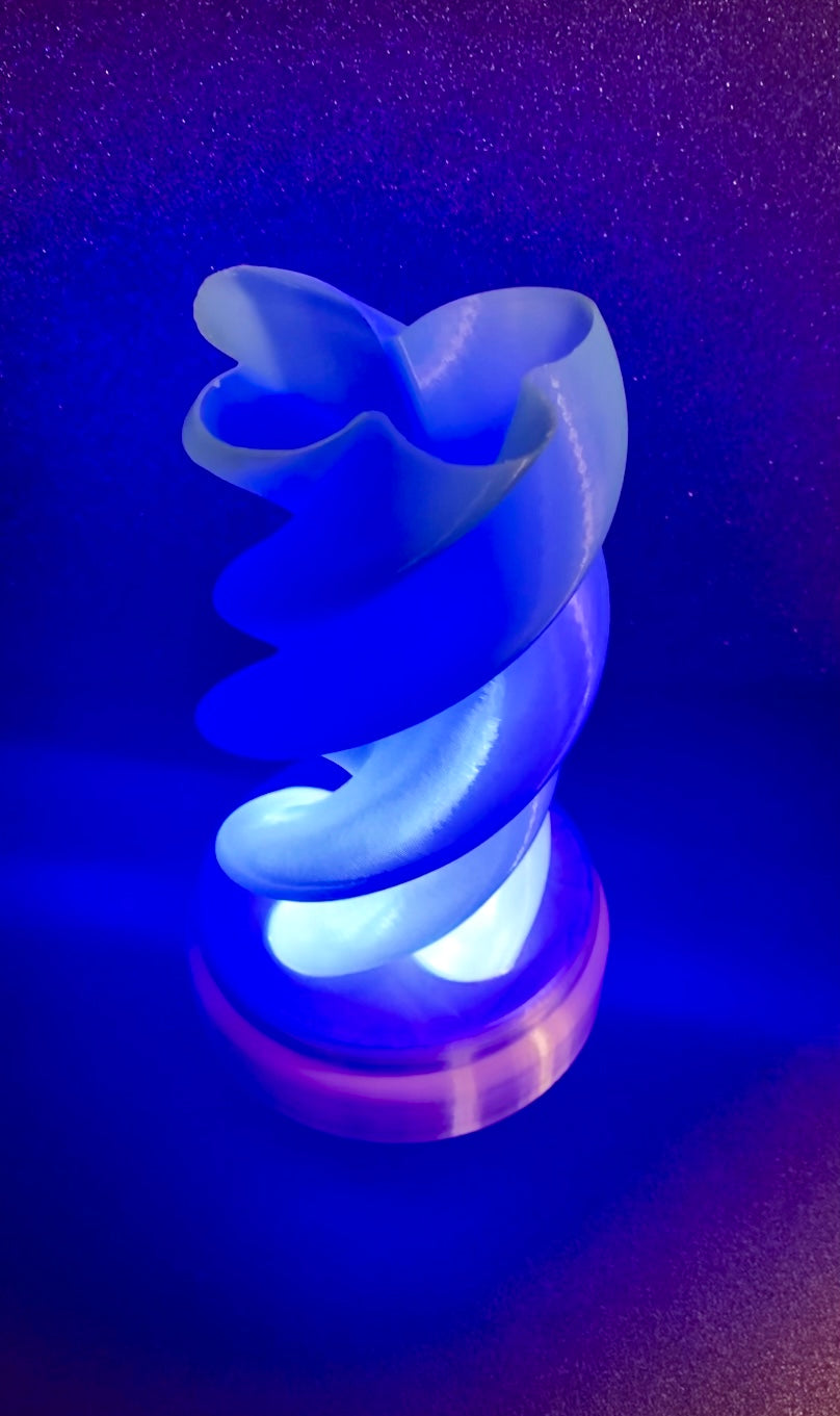 3D Printed Desk Lamp ~ Twisted Butterfly