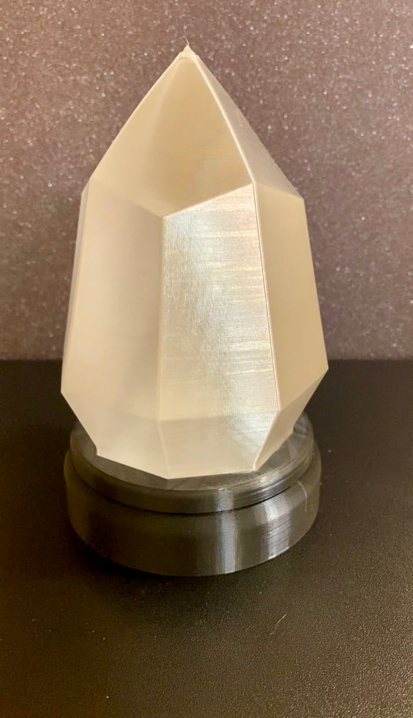 3D Printed Desk Lamp ~ The Crystal