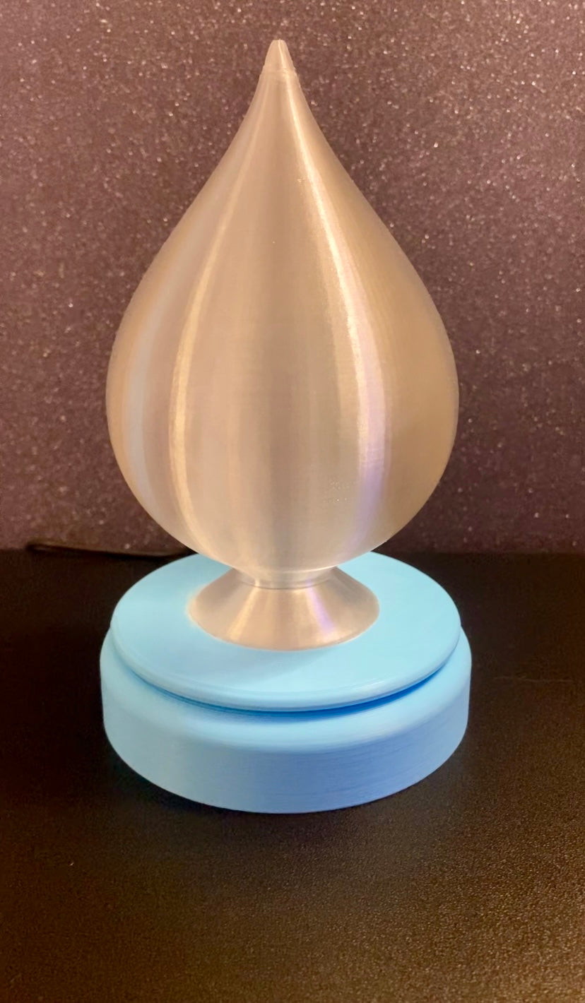 3D Printed Desk Lamp ~ Tear Drop