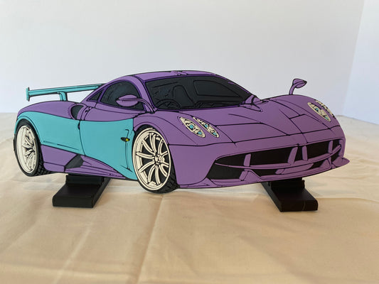 3D Printed Cool Car Wall Art