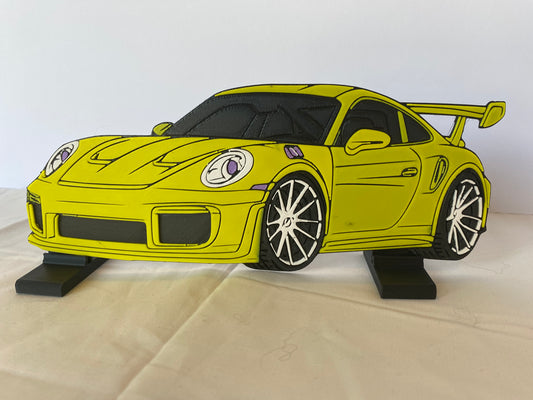 3D Printed Cool Car Wall Art