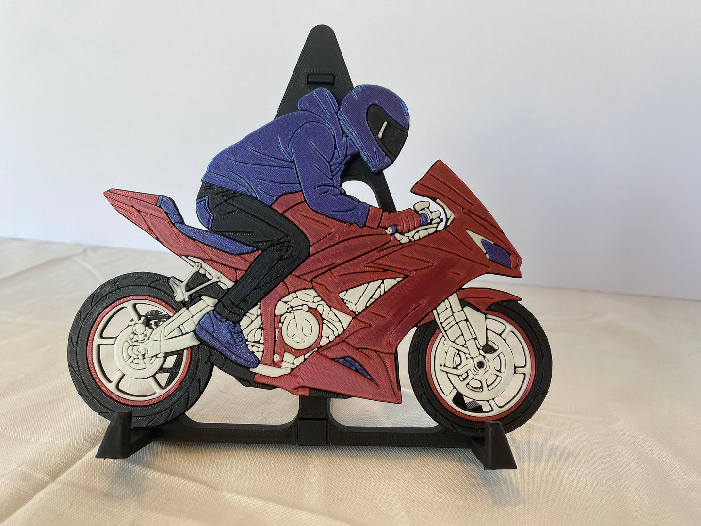 3D Printed Motorcycle Wall Art