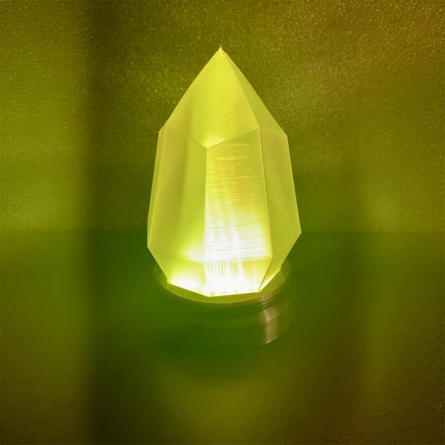 3D Printed Desk Lamp ~ The Crystal