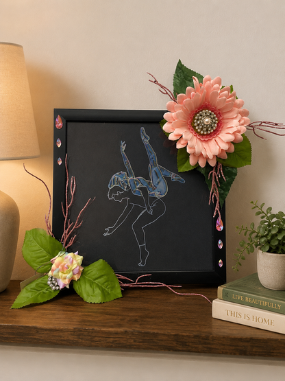 3D Printed Mirror Dancers Wall Art