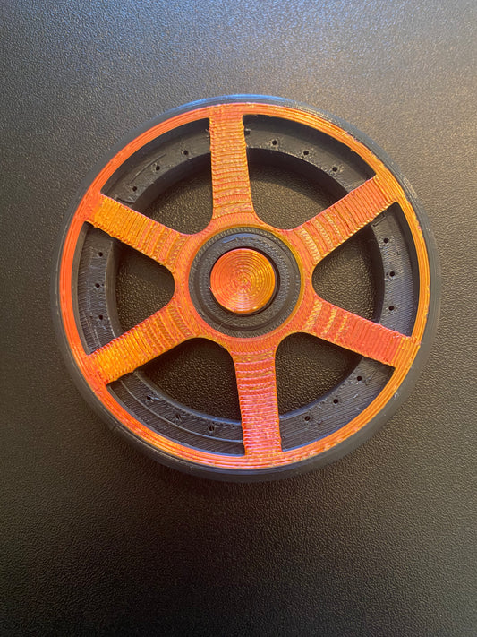 3D Printed Fidget Spinner Car Rim