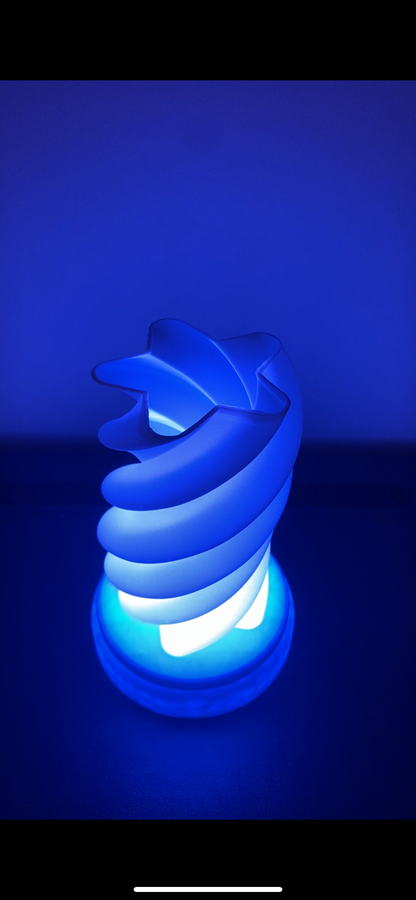 3D Printed Desk Lamp - Twisted Star