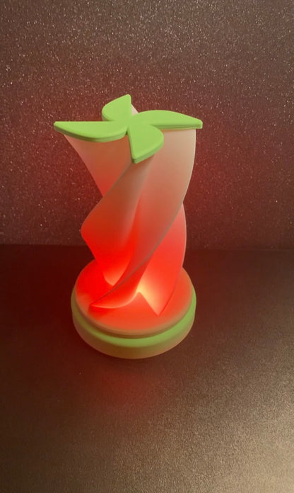 3D Printed Desk Lamp - 4 Point Twist (Tulip)