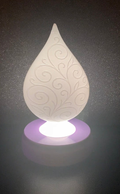 3D Printed Desk Lamp - Tear Drop