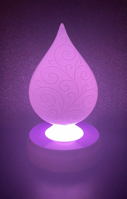 3D Printed Desk Lamp - Tear Drop
