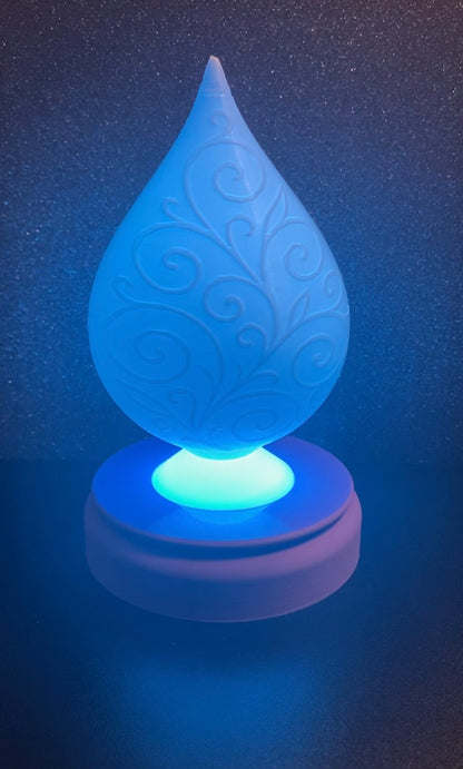 3D Printed Desk Lamp - Tear Drop