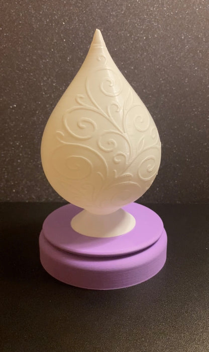 3D Printed Desk Lamp - Tear Drop