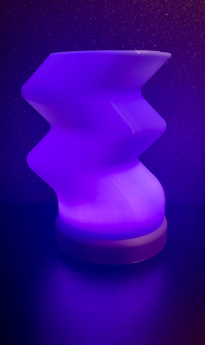 3D Printed Desk Lamp - Funky Twist