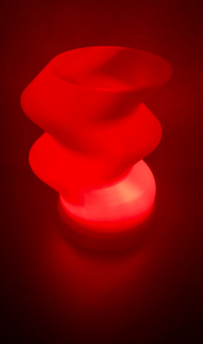 3D Printed Desk Lamp - Funky Twist