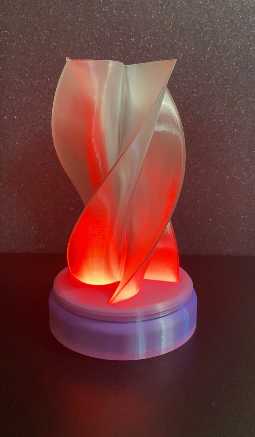 3D Printed Desk Lamp ~ Flower