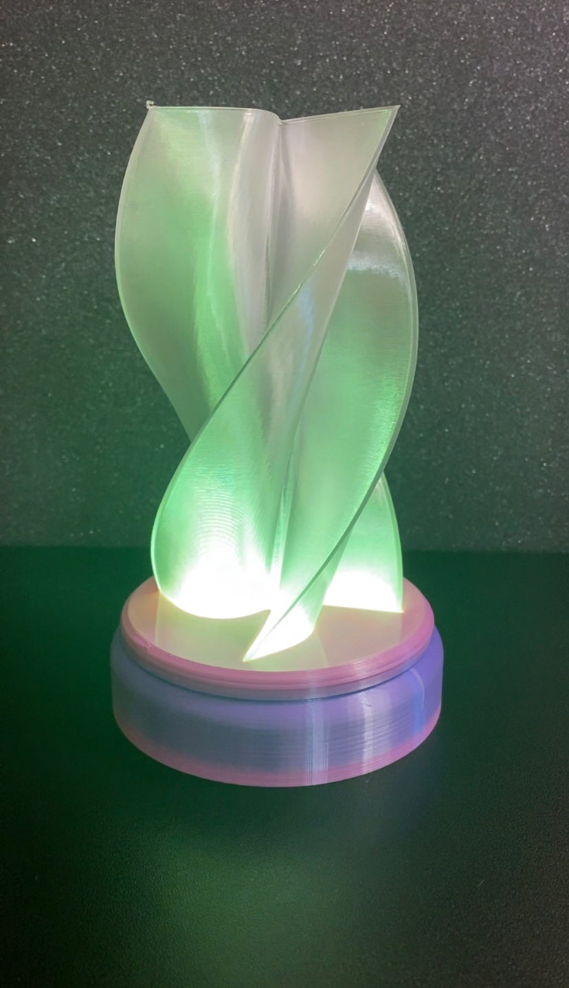3D Printed Desk Lamp ~ Flower