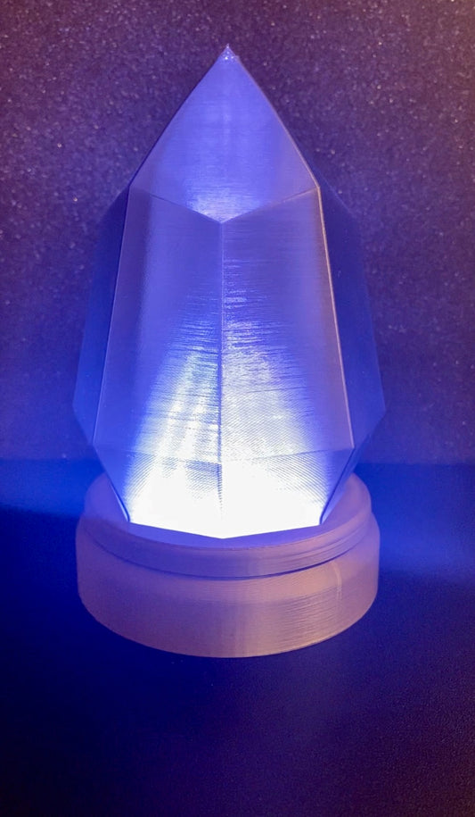 3D Printed Desk Lamp ~ The Crystal