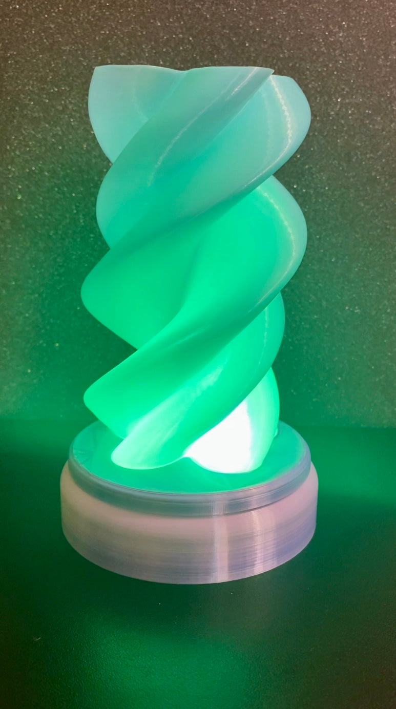 3D Printed Desk Lamp ~ Twisted Butterfly