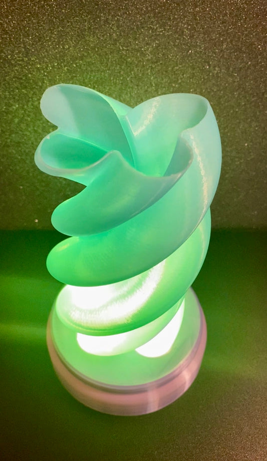 3D Printed Desk Lamp ~ Twisted Butterfly