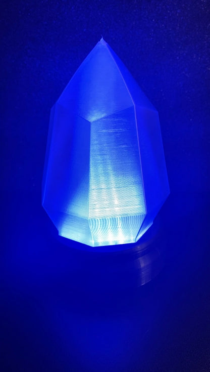3D Printed Desk Lamp ~ The Crystal