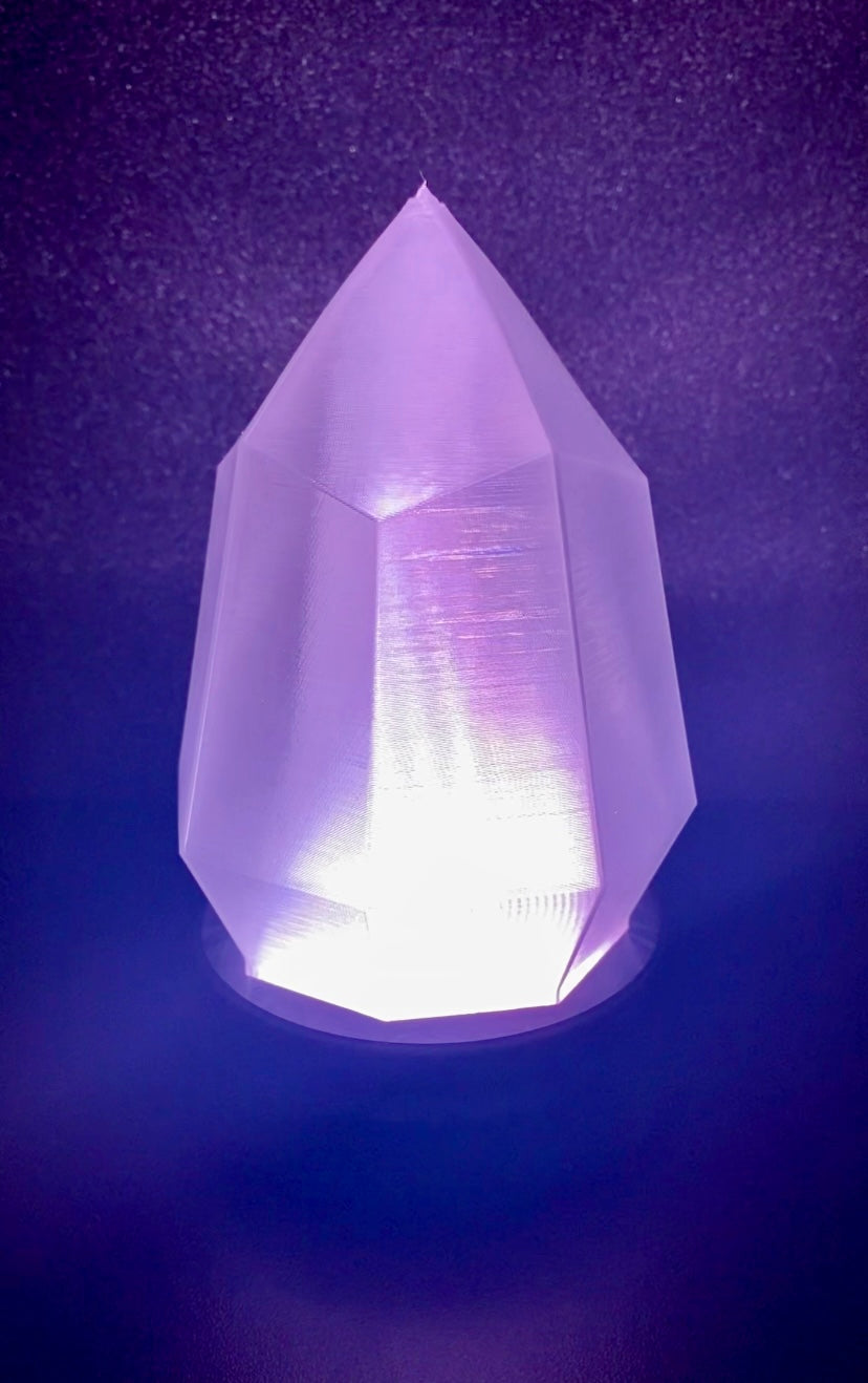3D Printed Desk Lamp ~ The Crystal