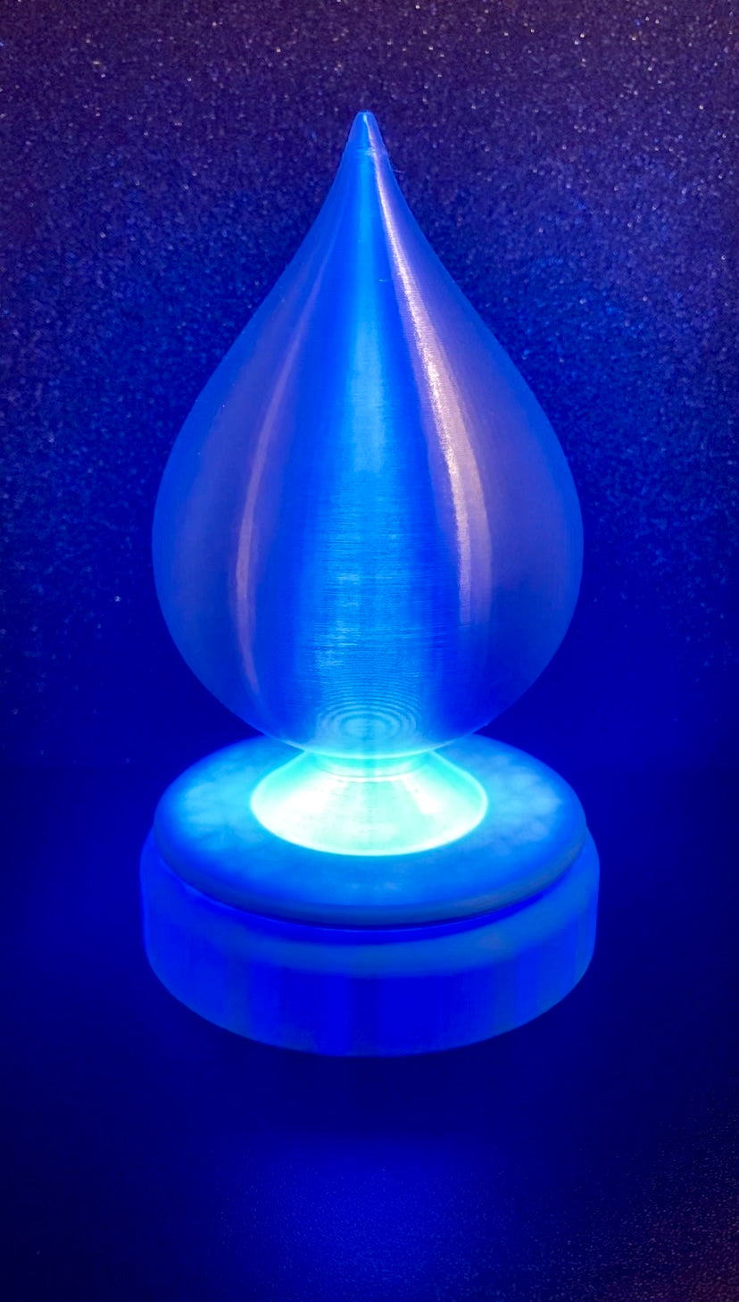 3D Printed Desk Lamp ~ Tear Drop