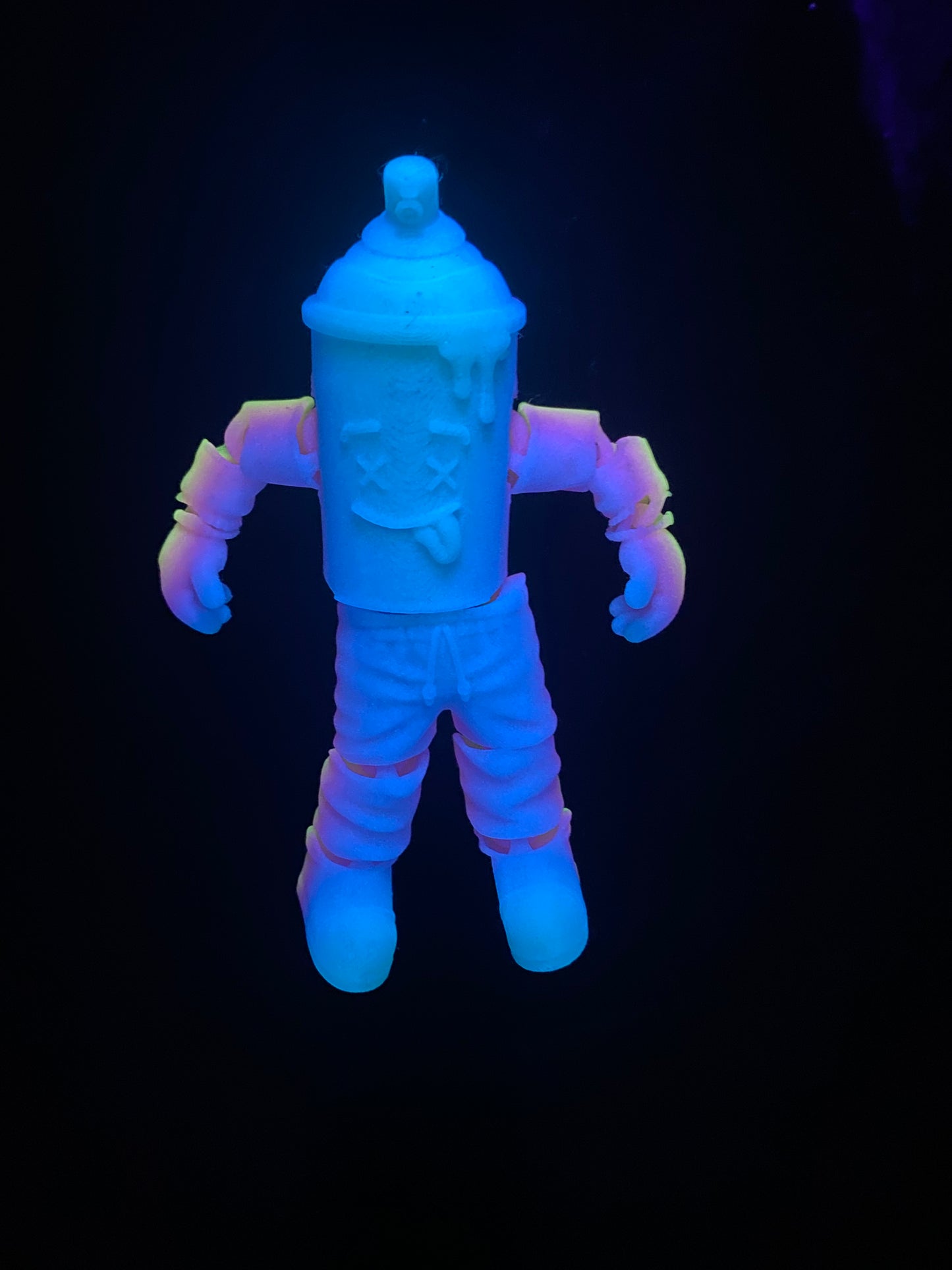Spray Paint Man Articulating Toy