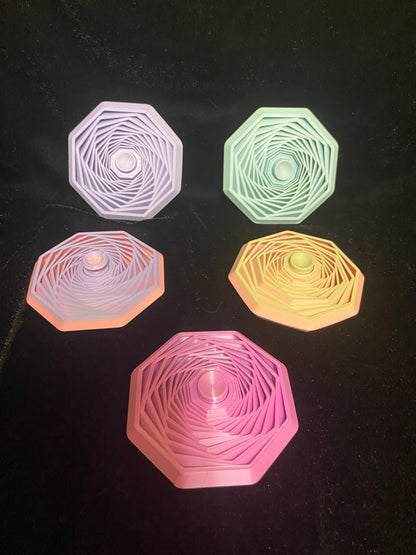 Pull Up Spinner Fidget Toy
