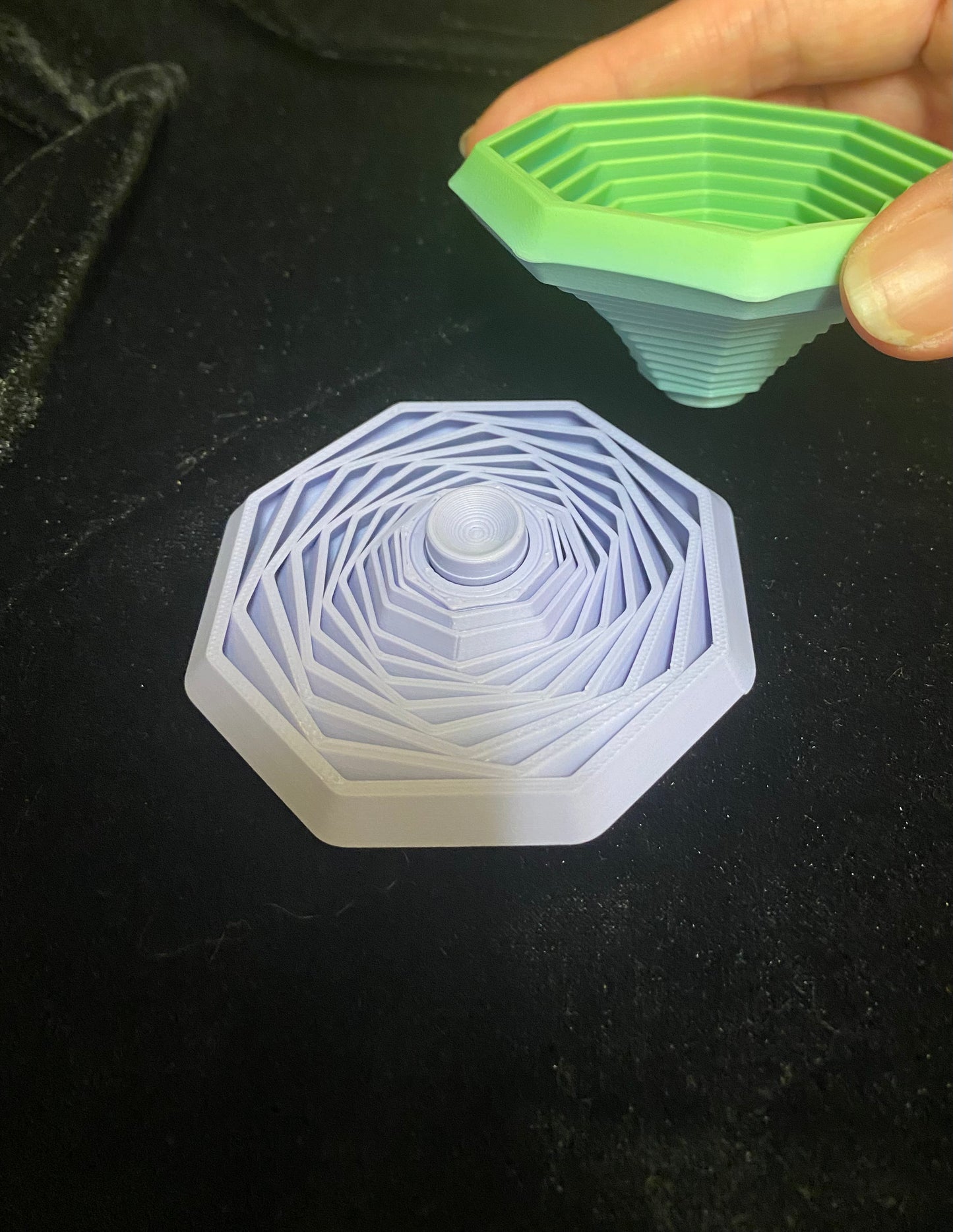 Pull Up Spinner Fidget Toy