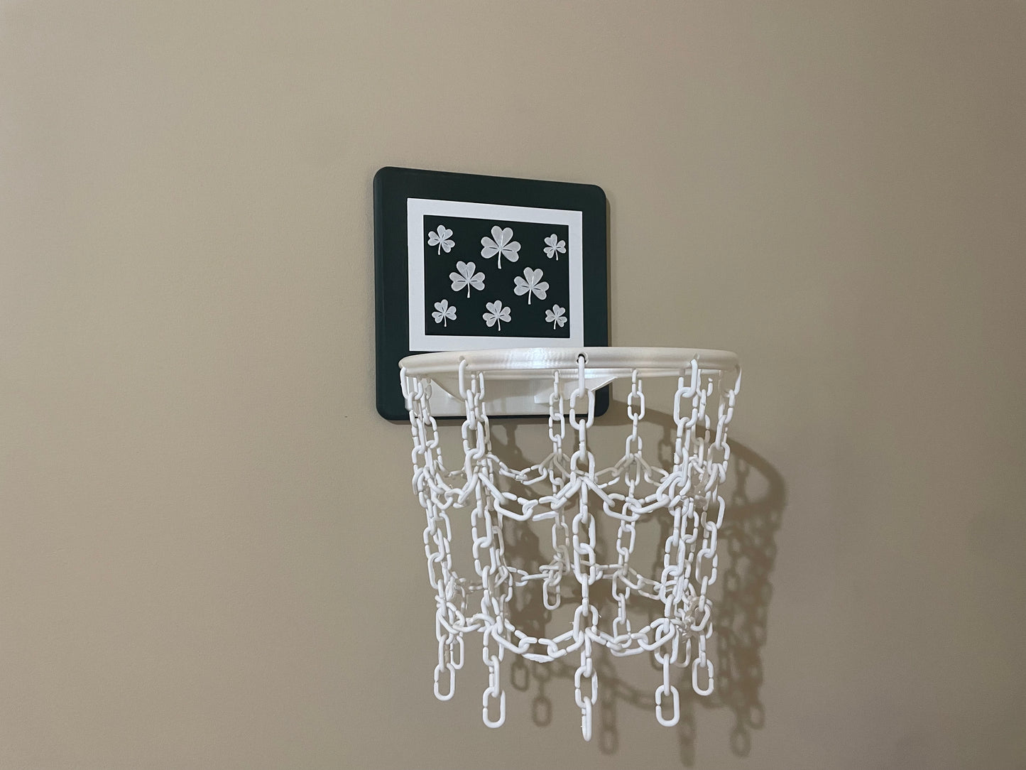 "Luck of the Irish" Mini Basketball Hoop w/ Ball