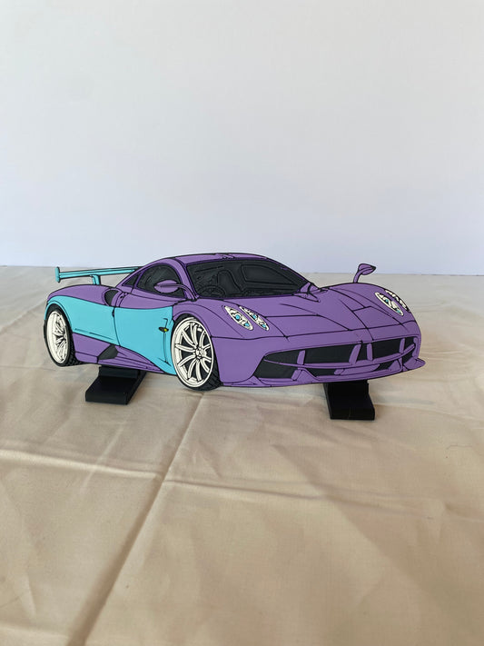 3D Printed Cool Car Wall Art