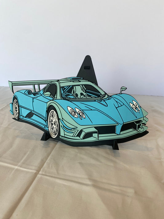 3D Printed Cool Car Wall Art