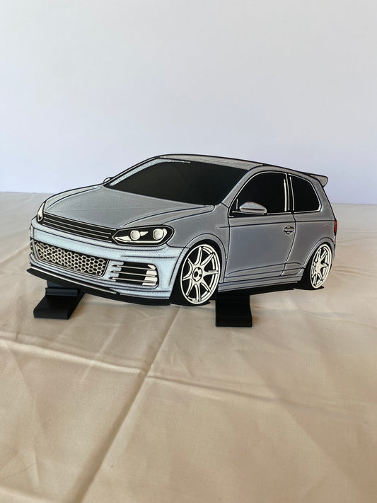 3D Printed Cool Car Wall Art