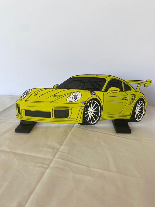 3D Printed Cool Car Wall Art