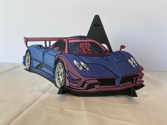 3D Printed Cool Car Wall Art