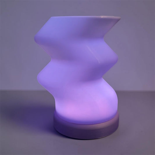 3D Printed Desk Lamp ~ Funky Twist