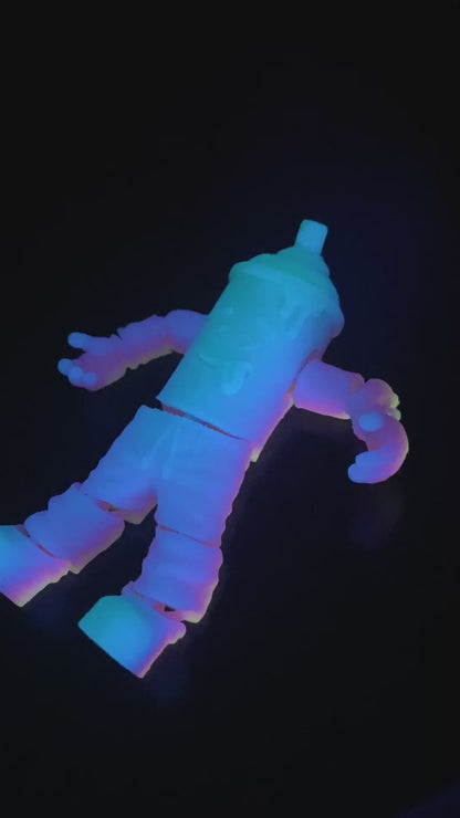 Spray Paint Man Articulating Toy