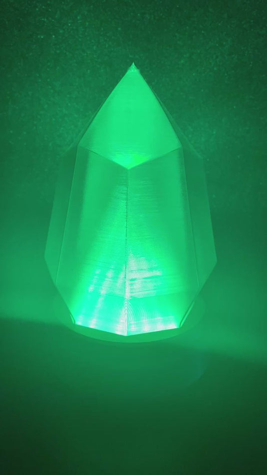 3D Printed Desk Lamp ~ The Crystal