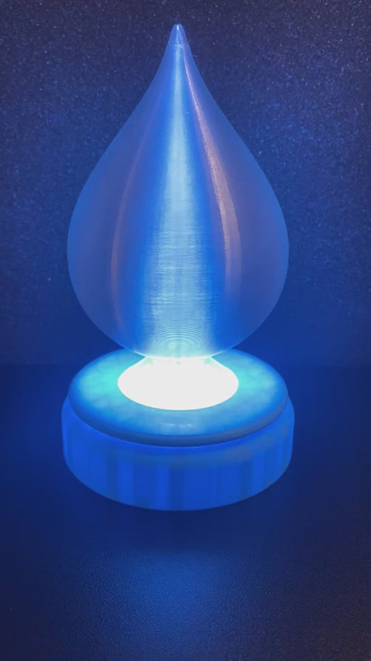 3D Printed Desk Lamp ~ Tear Drop