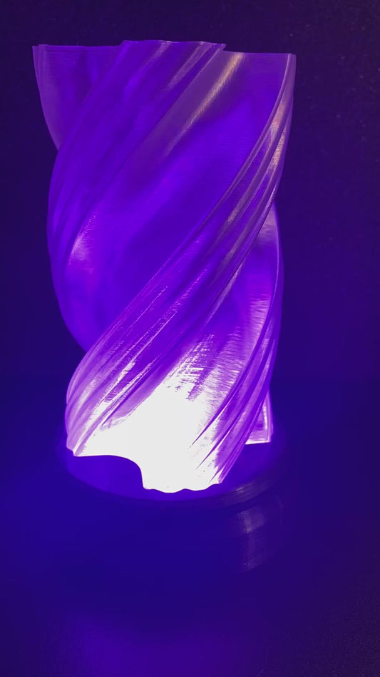 3D Printed Desk Lamp ~ Helix