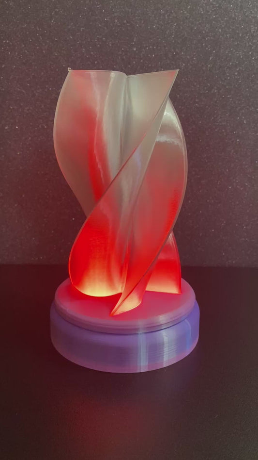 3D Printed Desk Lamp ~ Flower